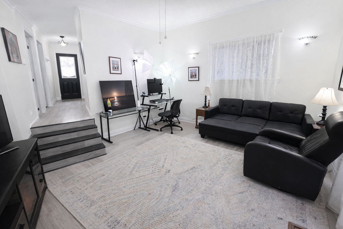 This large room has a walk in closest, may be used as a 4th bedroom.