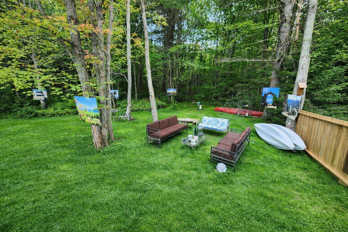 Backyard, from pool deck