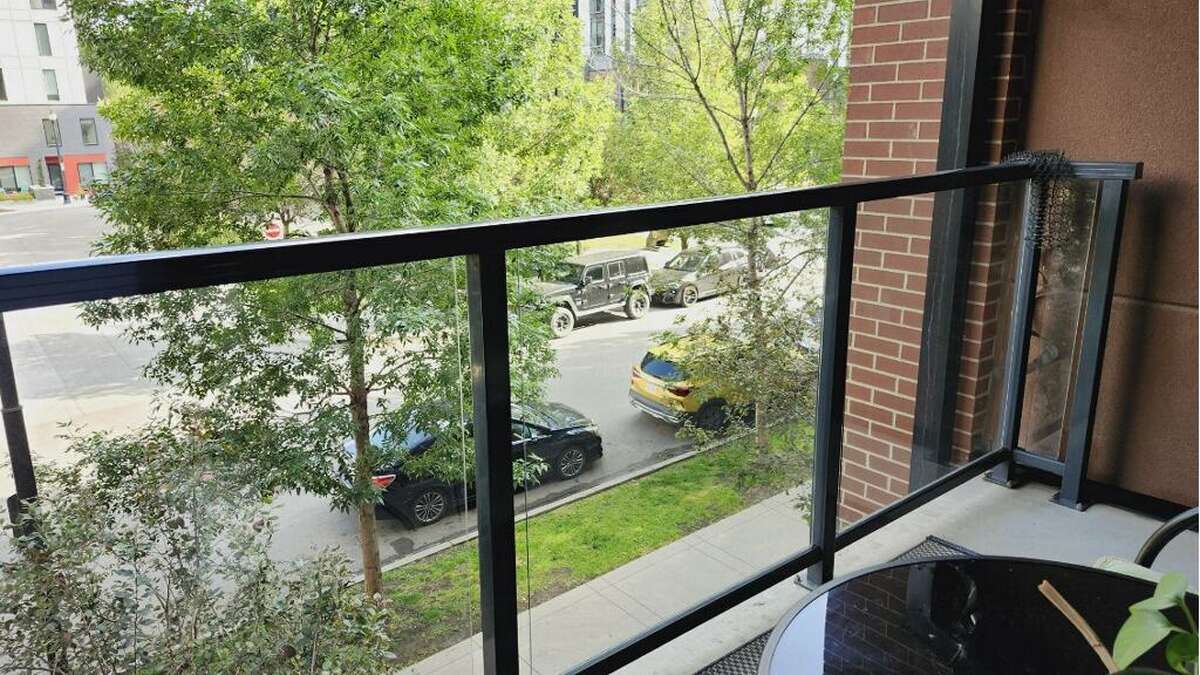 10'9"x4'5" balcony, southwest facing view