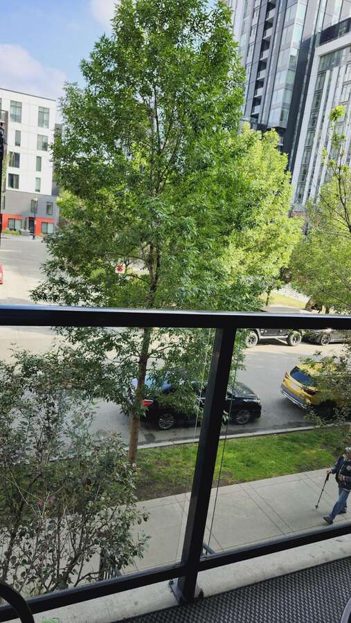 10'9"x4'5" balcony, west facing view