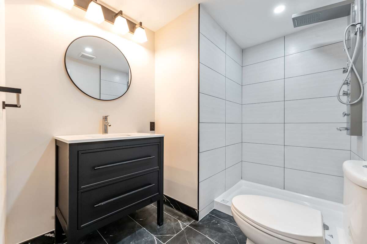 lower level bathroom