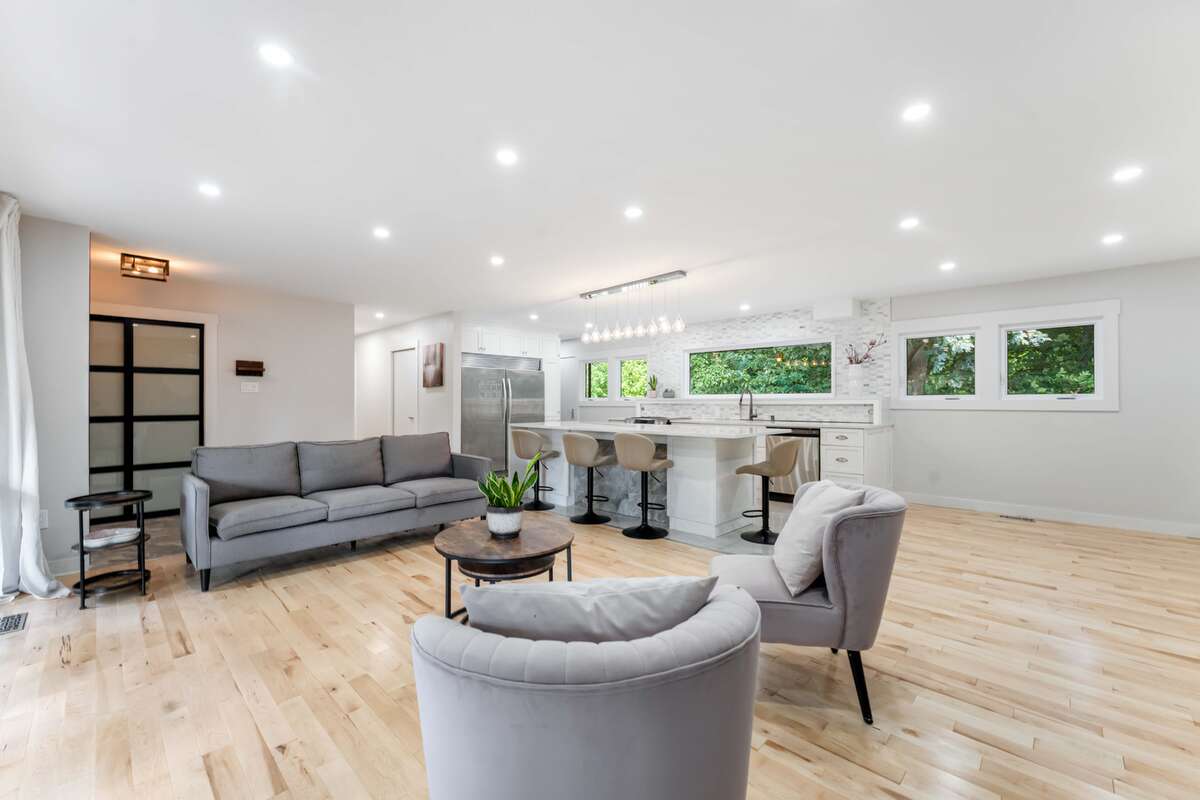 Bright open concept