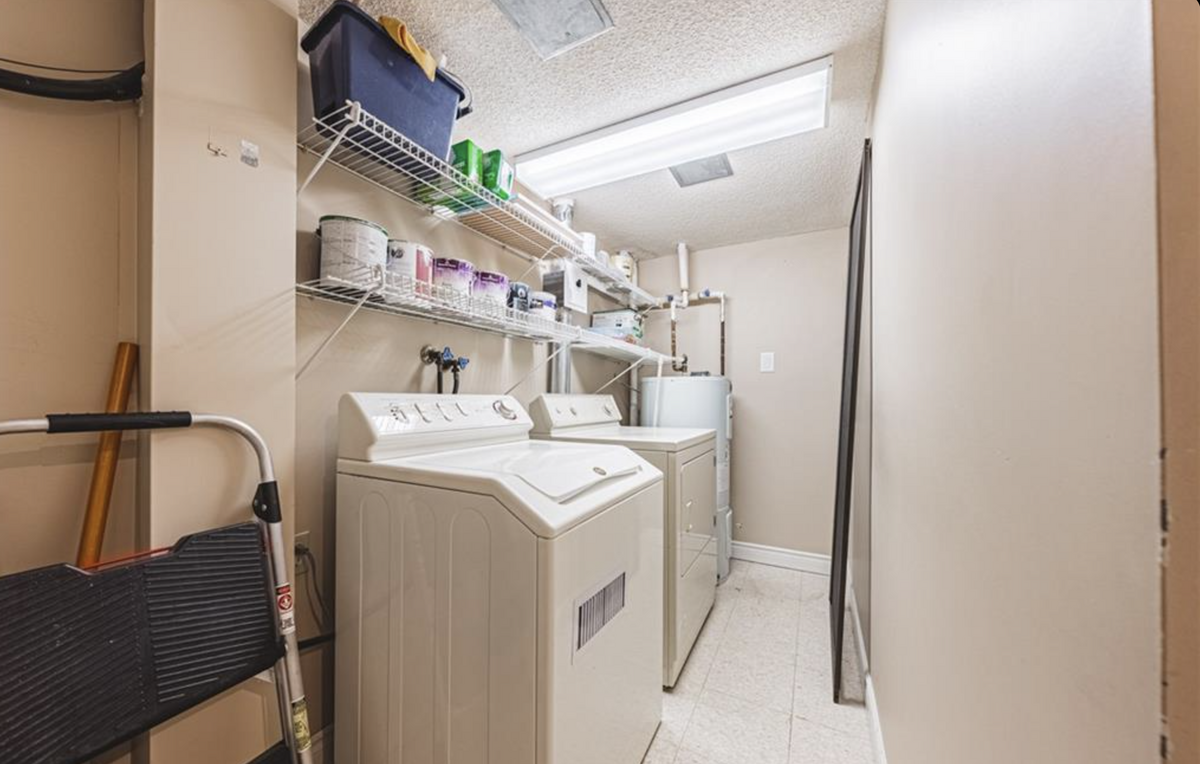 Laundry room off of kitchen
