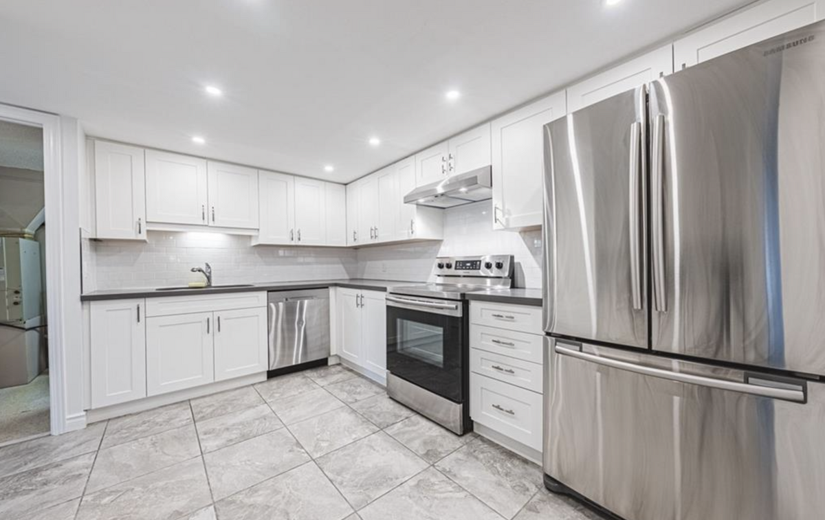 newly renovated kitchen including appliances