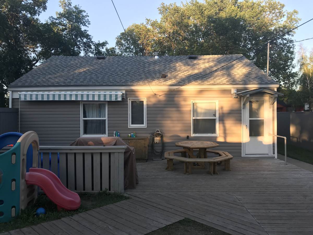 Deck size is 12’ x 30’ plus walk way.