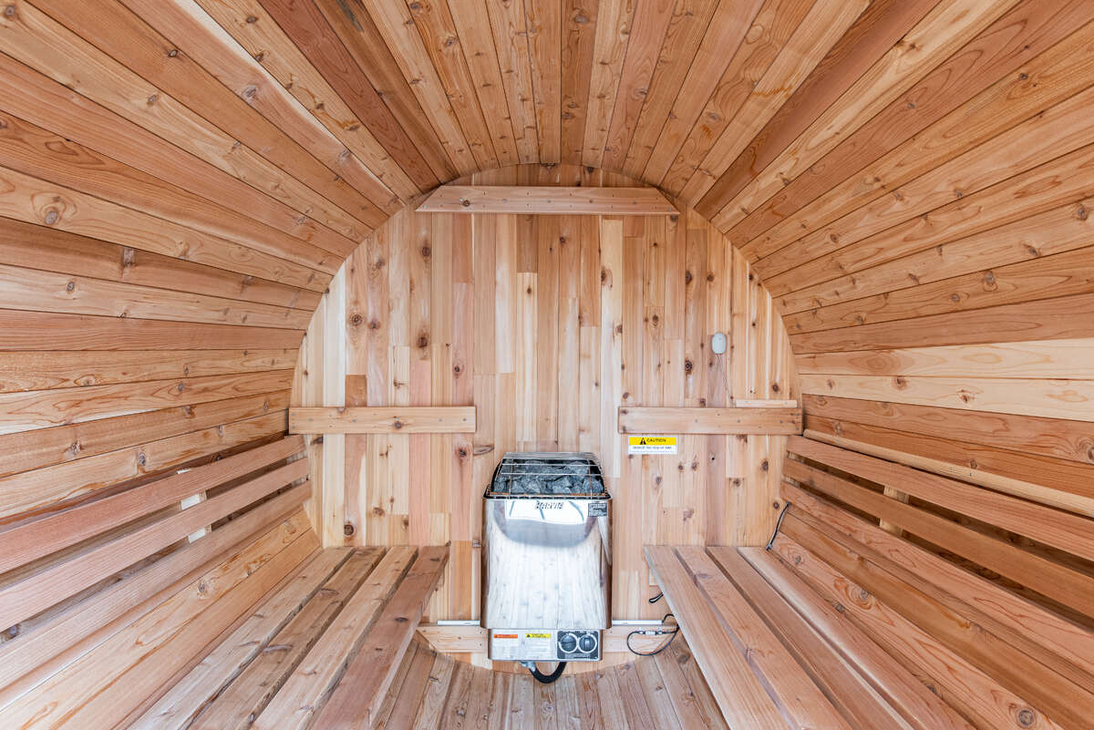 Outdoor Barrel Sauna