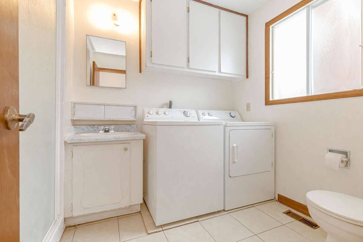 Ground floor washroom with shower