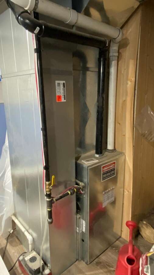 New gas furnace