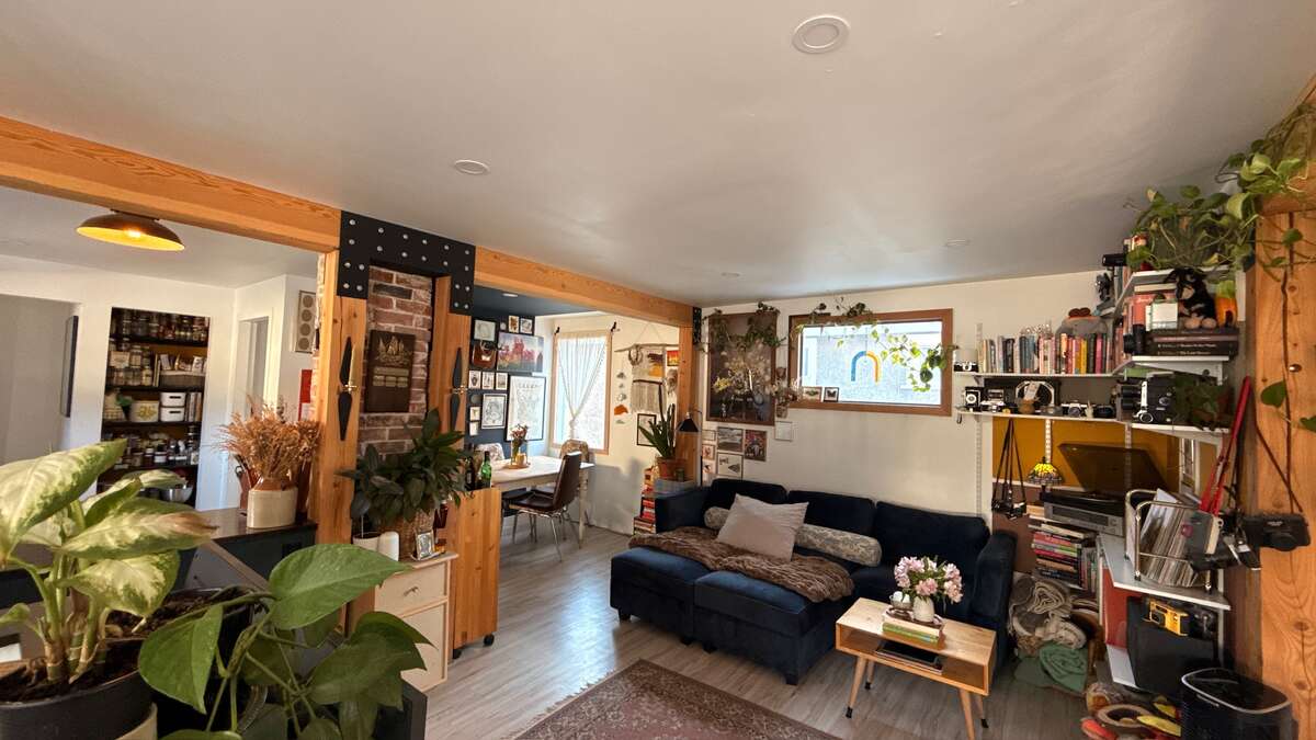 Wonderful opn-concept living, dining room and kitchen