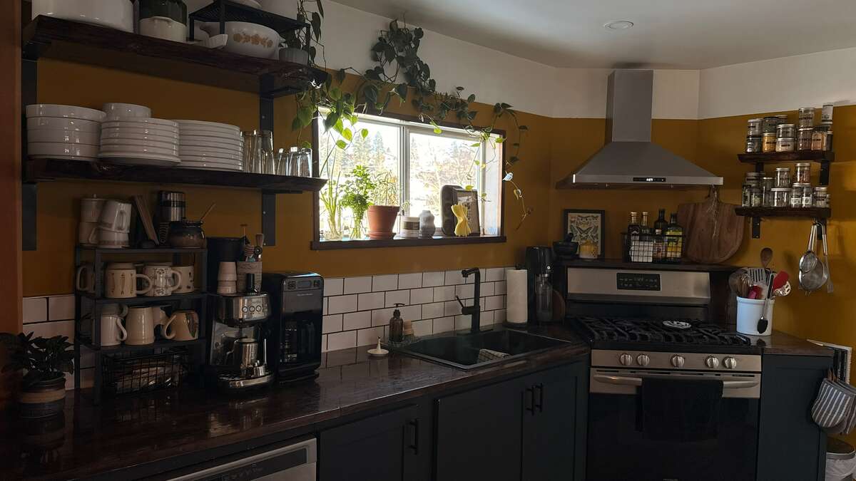 New gas range stove, dishwasher and hood range