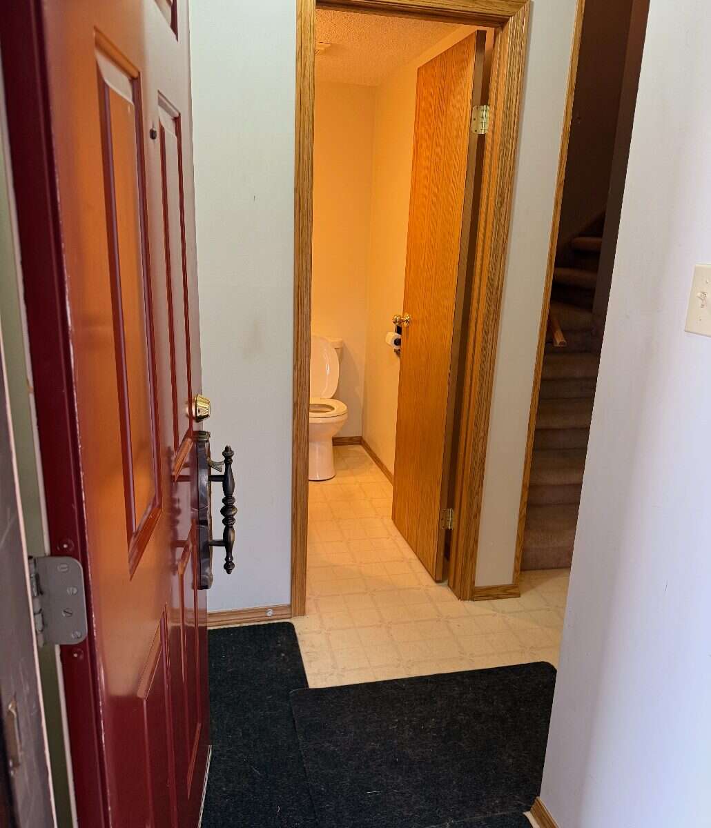 3-bedroom, 2-story townhouse with attached garage.