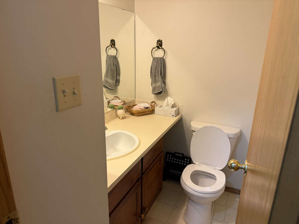 3-bedroom, 2-story townhouse with attached garage.