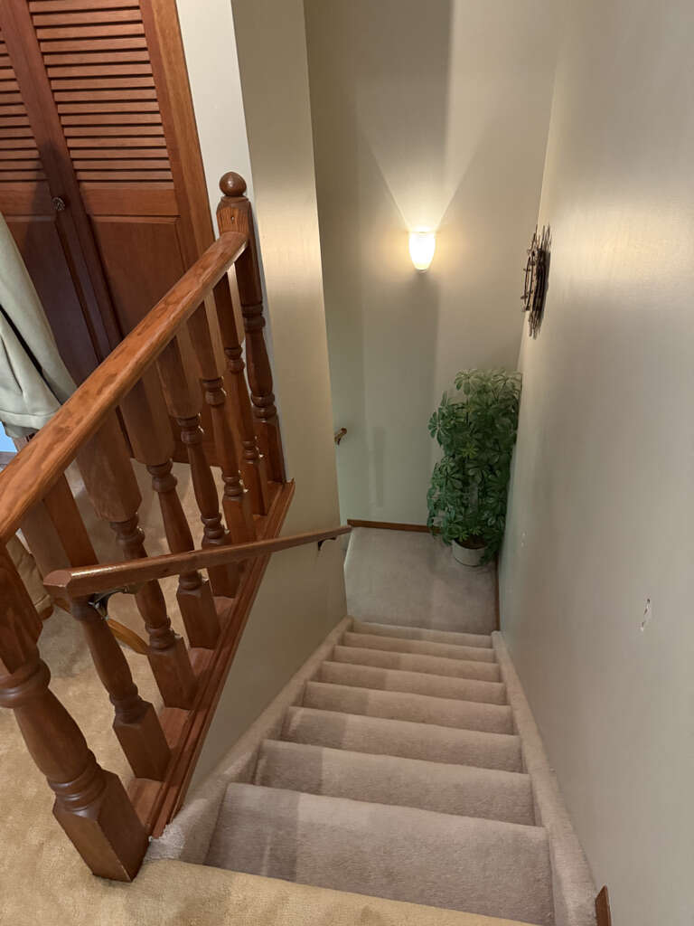 3-bedroom, 2-story townhouse with attached garage.