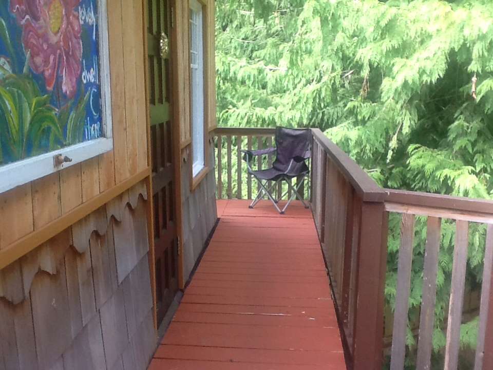 Deck 2nd floor of garage