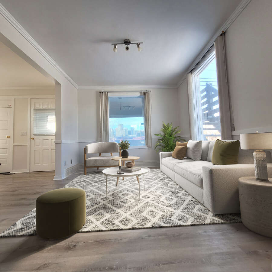 Main Floor Living West Facing Virtual Staging
