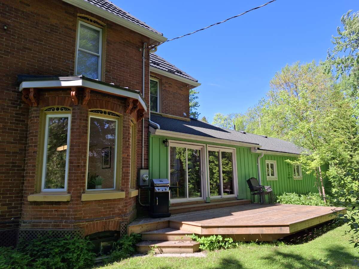 Deck and Side Yard