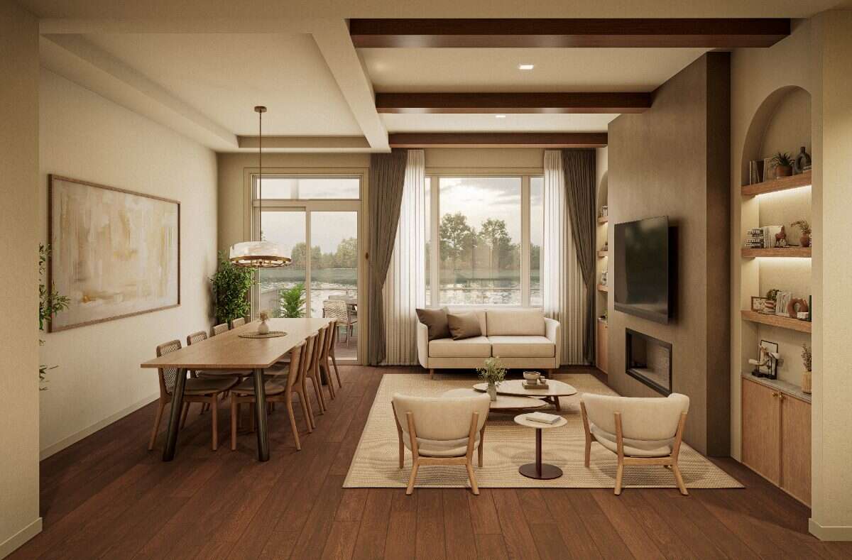 Walkout bungalow on lake