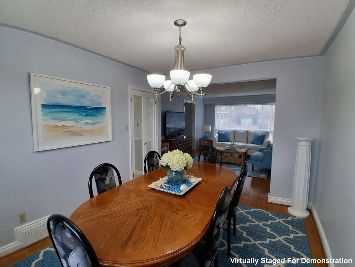 Virtually Staged For Demonstration