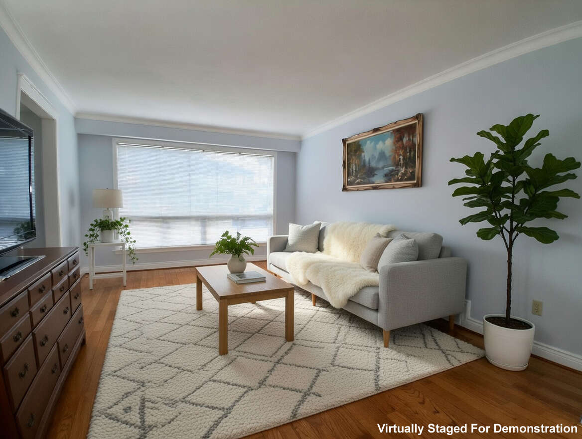 Virtually Staged For Demonstration