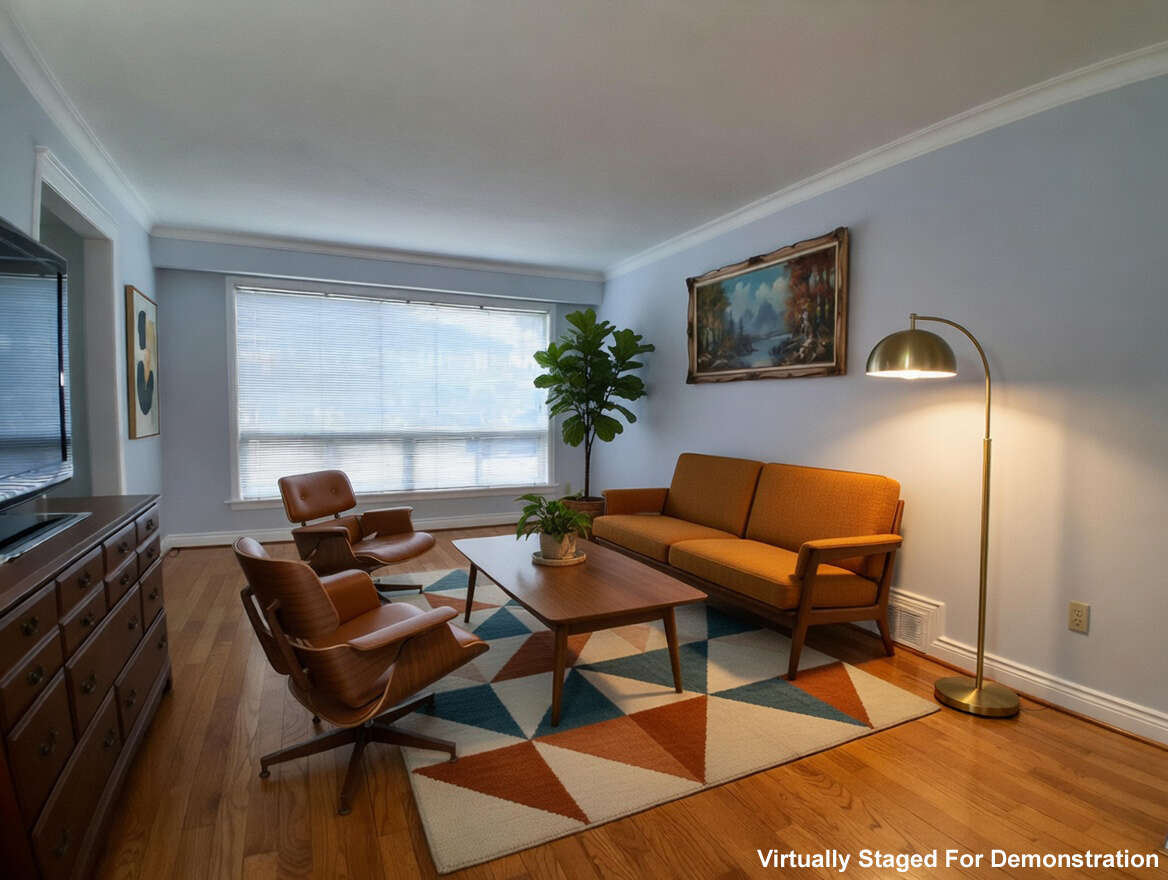 Virtually Staged For Demonstration