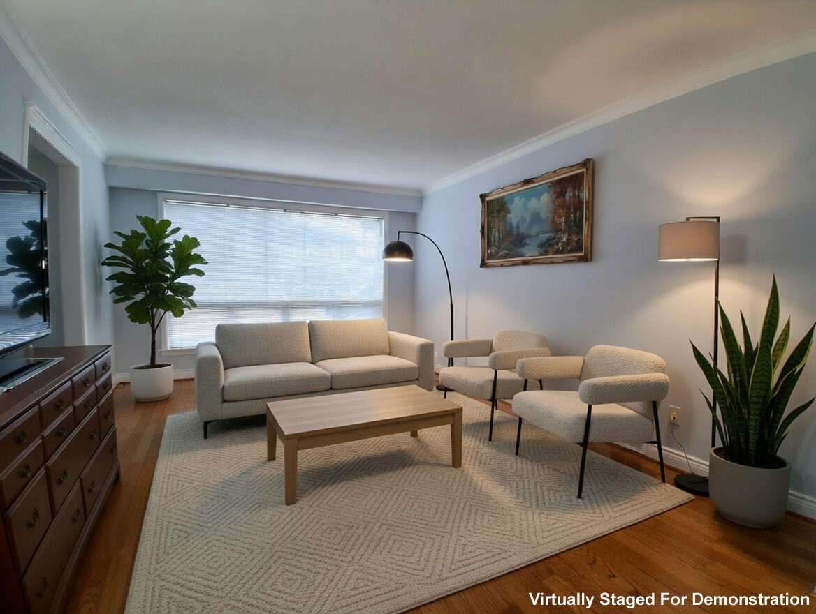 Virtually Staged For Demonstration