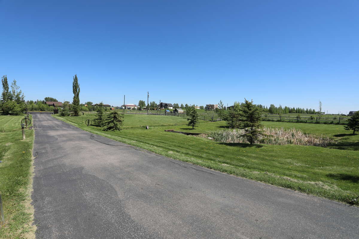 View of small pond and front games field