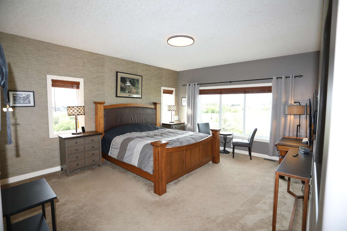 Master bedroom with sunrise view most of the year