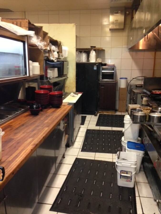 803 Kitchen Prep table area