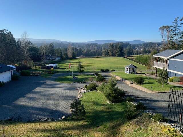 View of mountains in the west