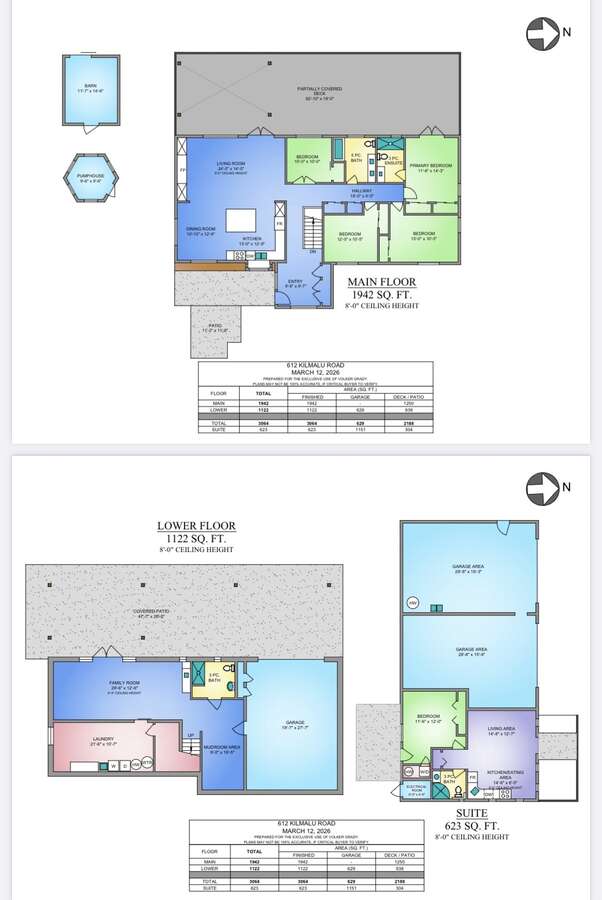 Floorplans and approximate measurements
