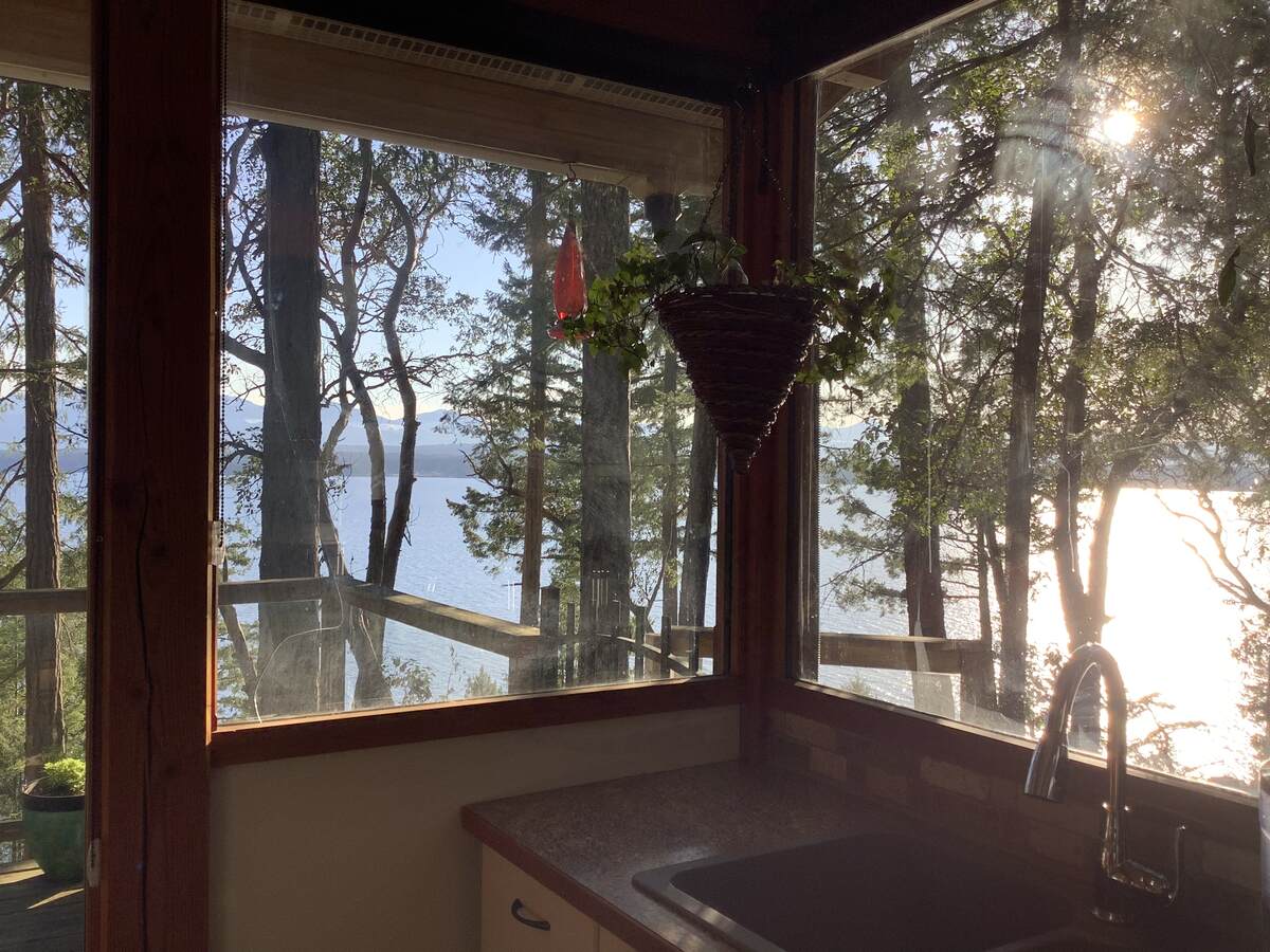 Lovely view from kitchen