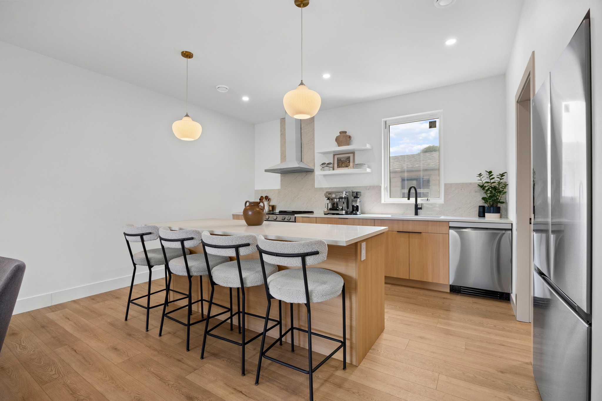 Rare New Fourplex w. In-Law Suite