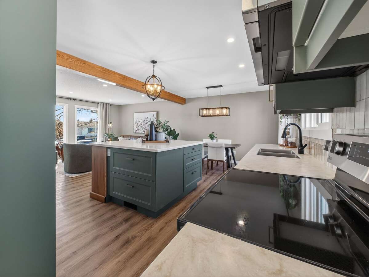 from the back entrance looking in