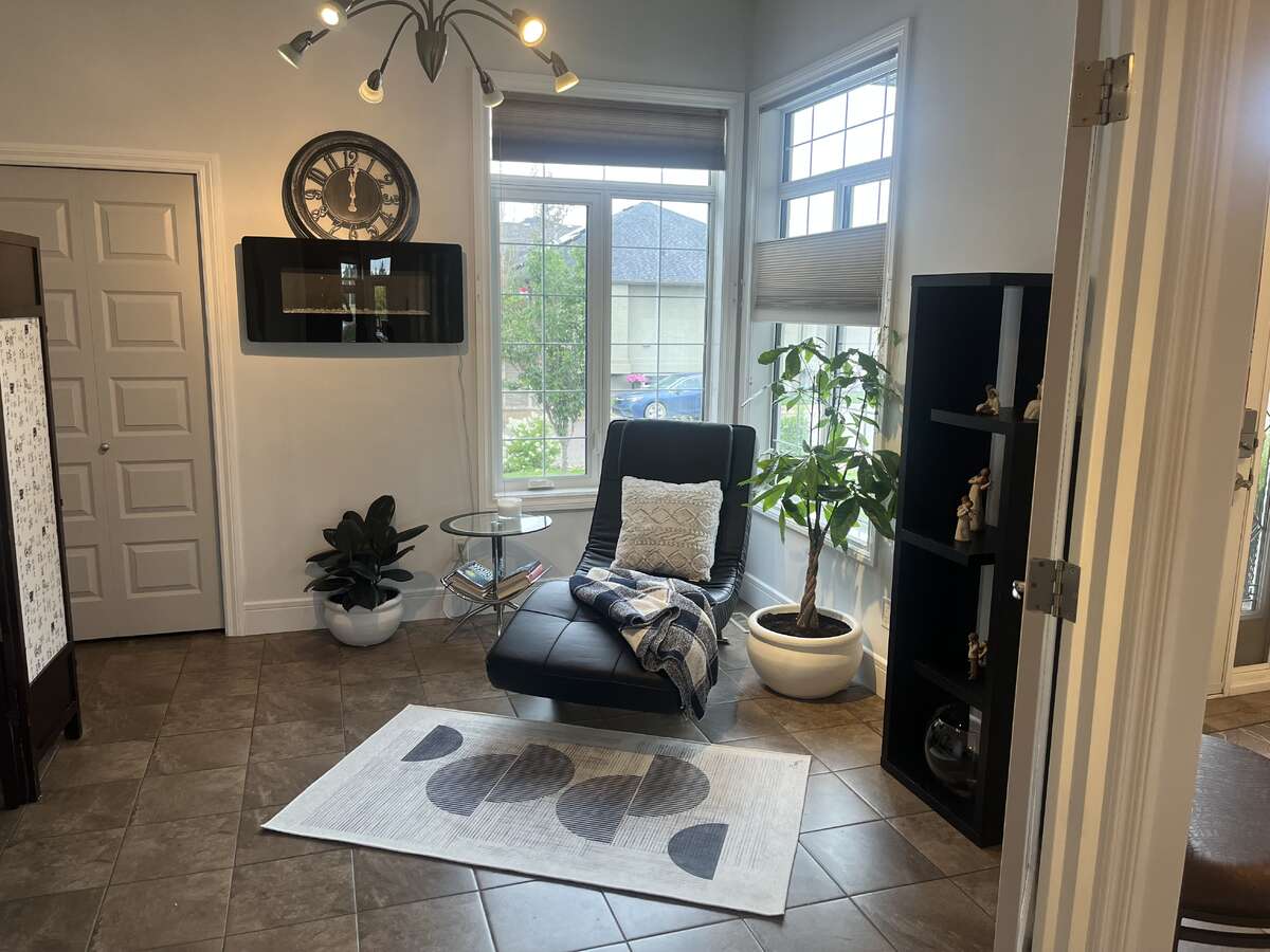 Now sitting room, could be bedroom or office, fireplace included