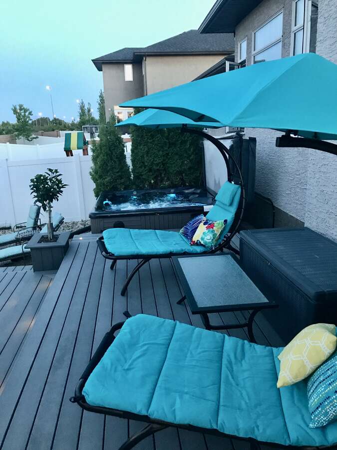 Clarity Spa Hot Tub included