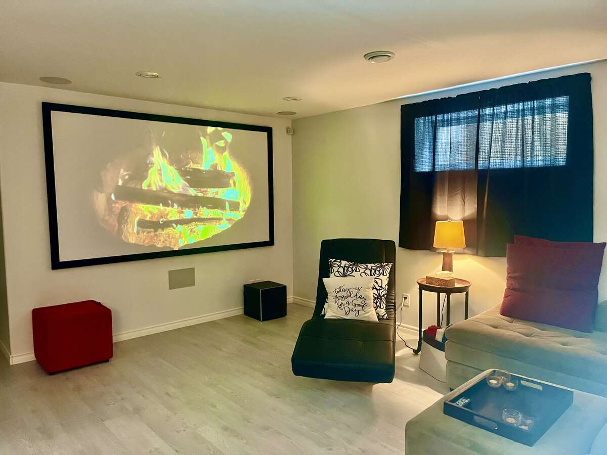 Projection screen tv included