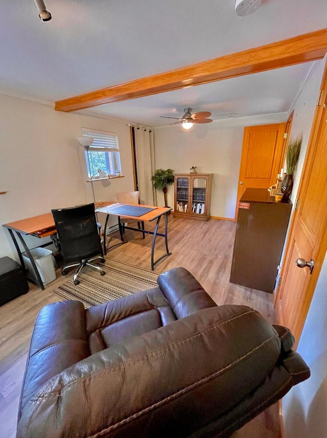 2nd floor office / Bedroom (converted from 2- small bedrooms)