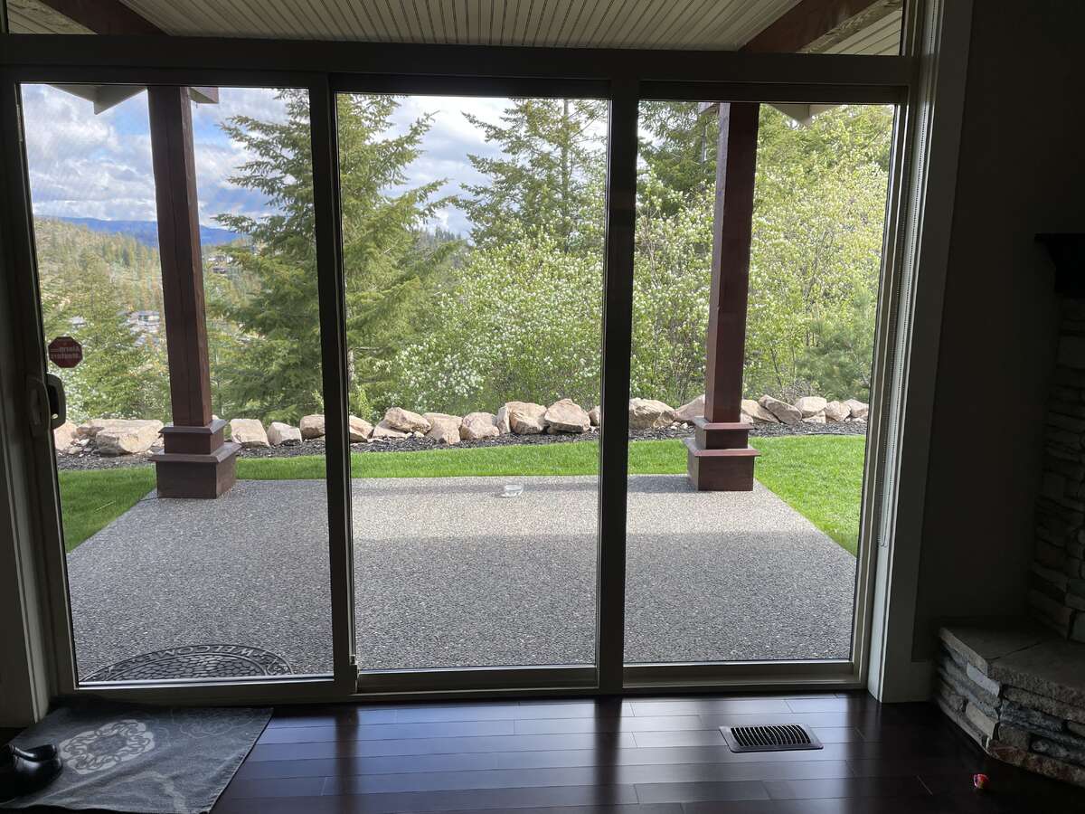 Beautiful view to North off back patio.