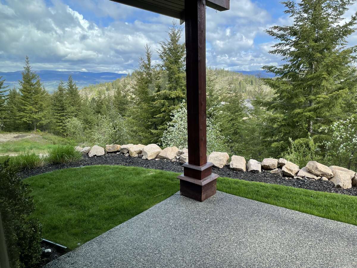 Beautiful view to North off back patio.