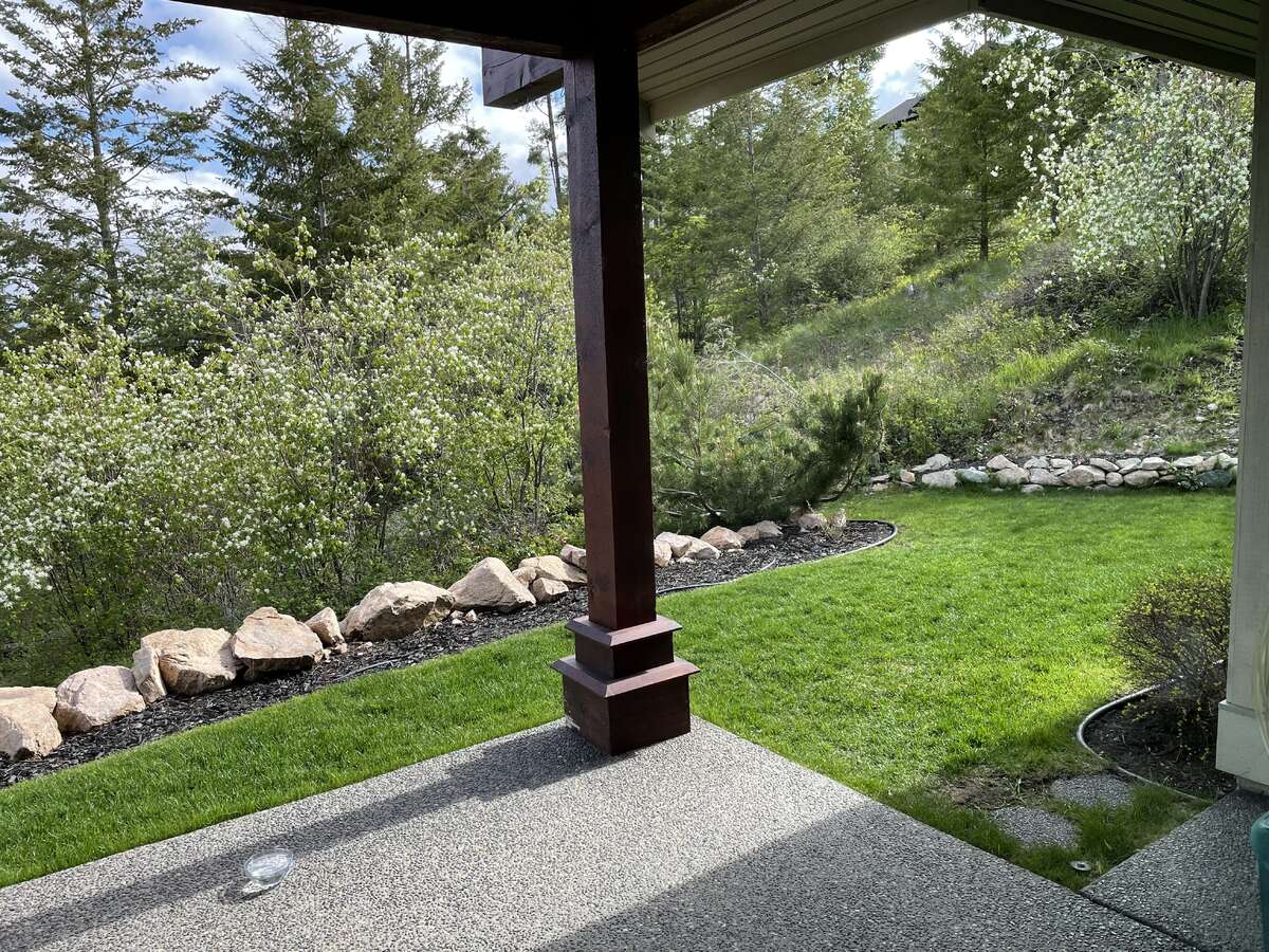 Beautiful view to North off back patio.