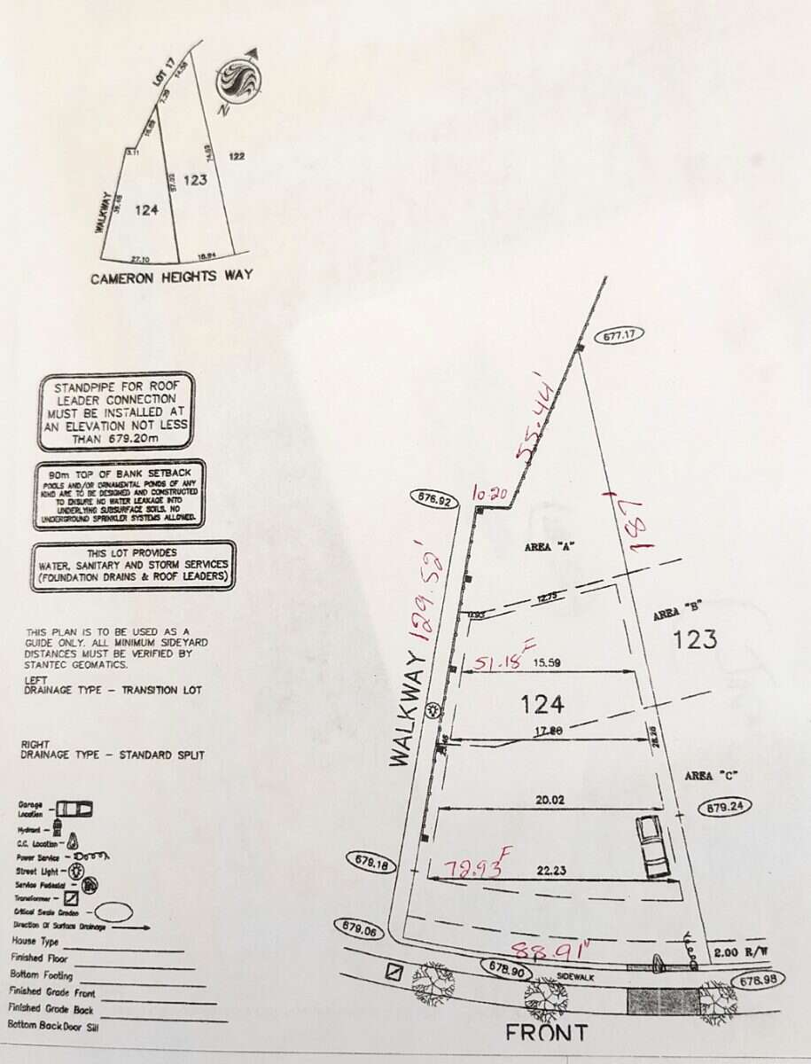 EXCEPTIONAL CORNER RAVINE LOT / WALKOUT POTENTIAL
