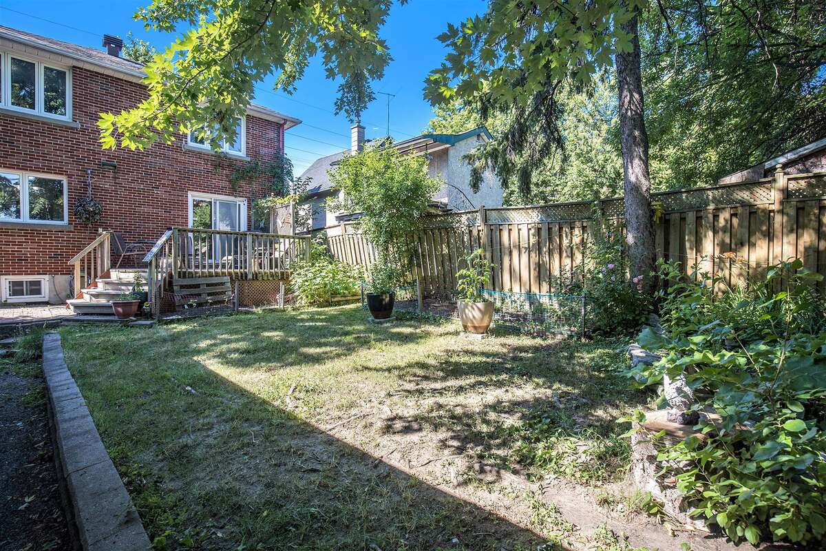 Backyard and back of house
