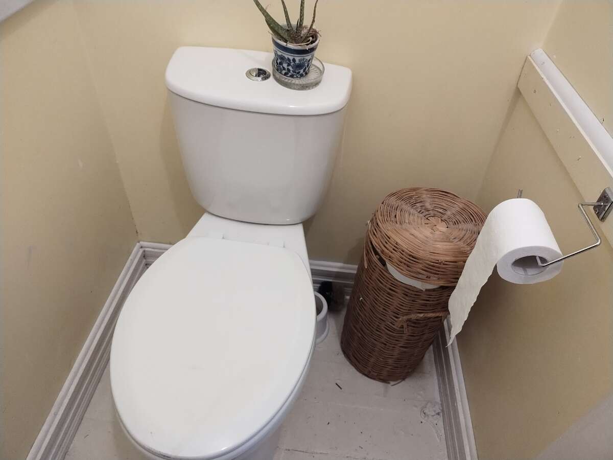 Bathroom by front entrance