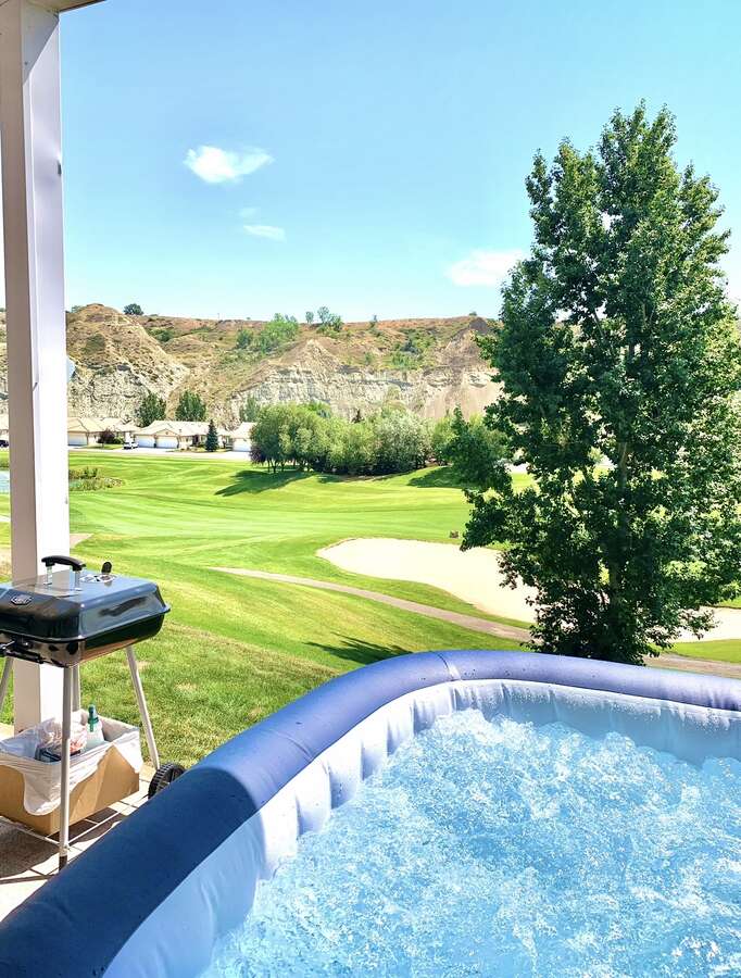 Large Deck across Golf Course