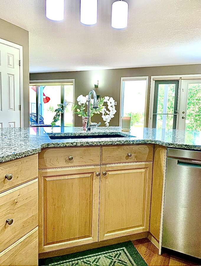 Kitchen views of the Coulees/ golf course