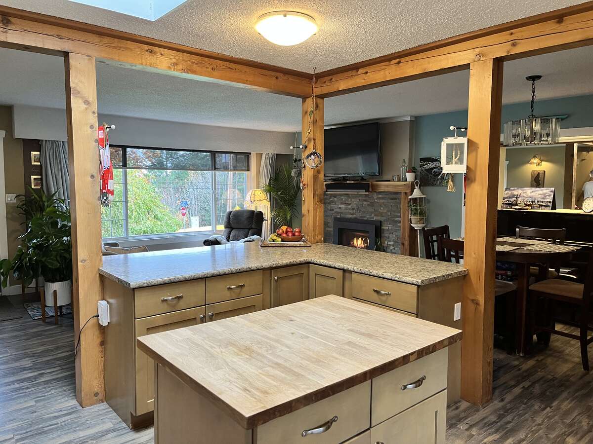 Kitchen looking toward living room