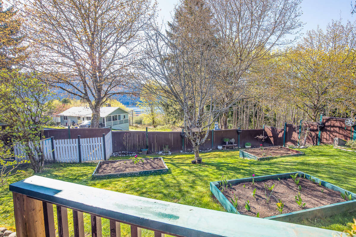 Back yard - view of Alberni Inlet