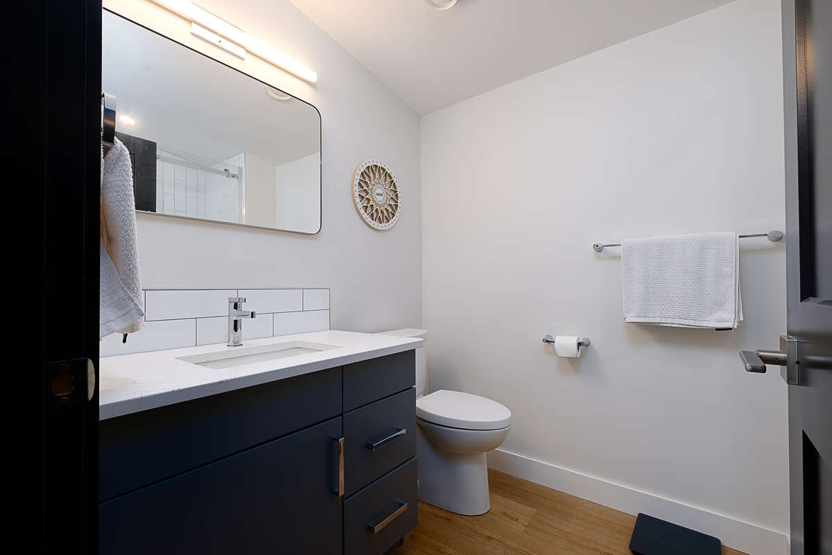 Spacious, bright 2-bedroom suite.