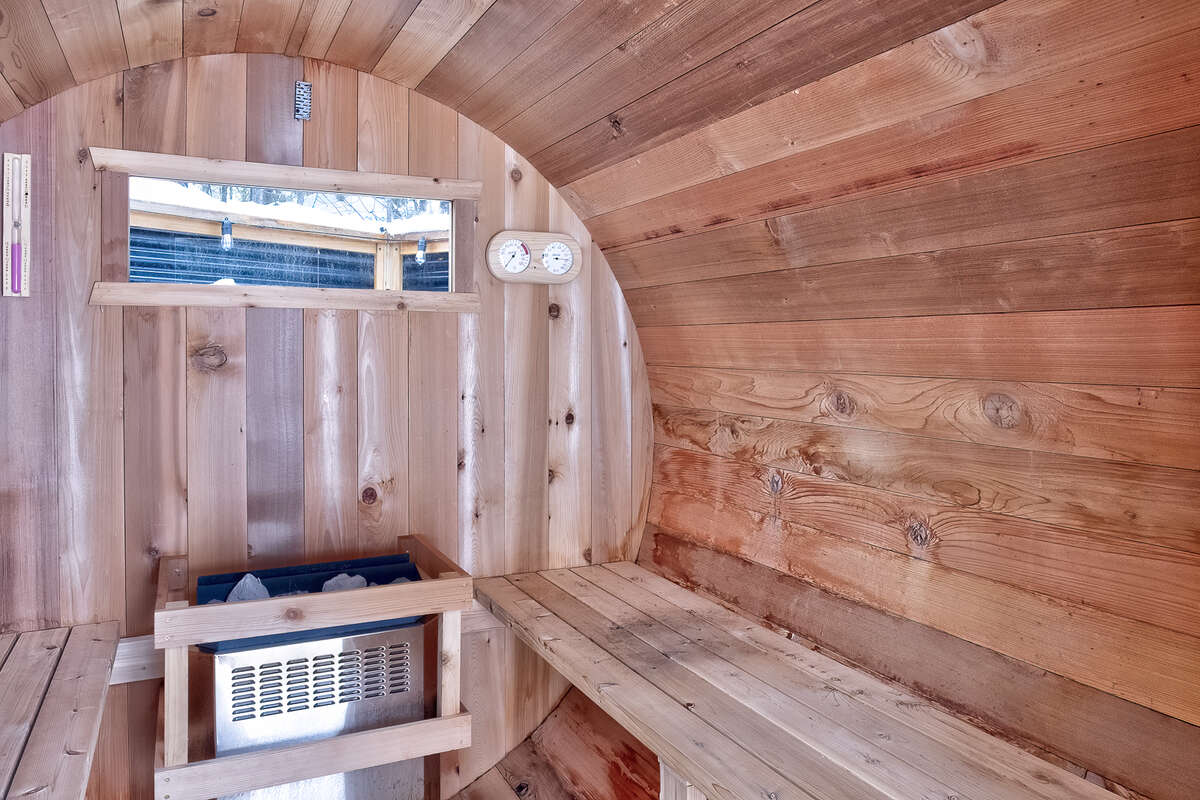 Modern mountain living with your own private spa.