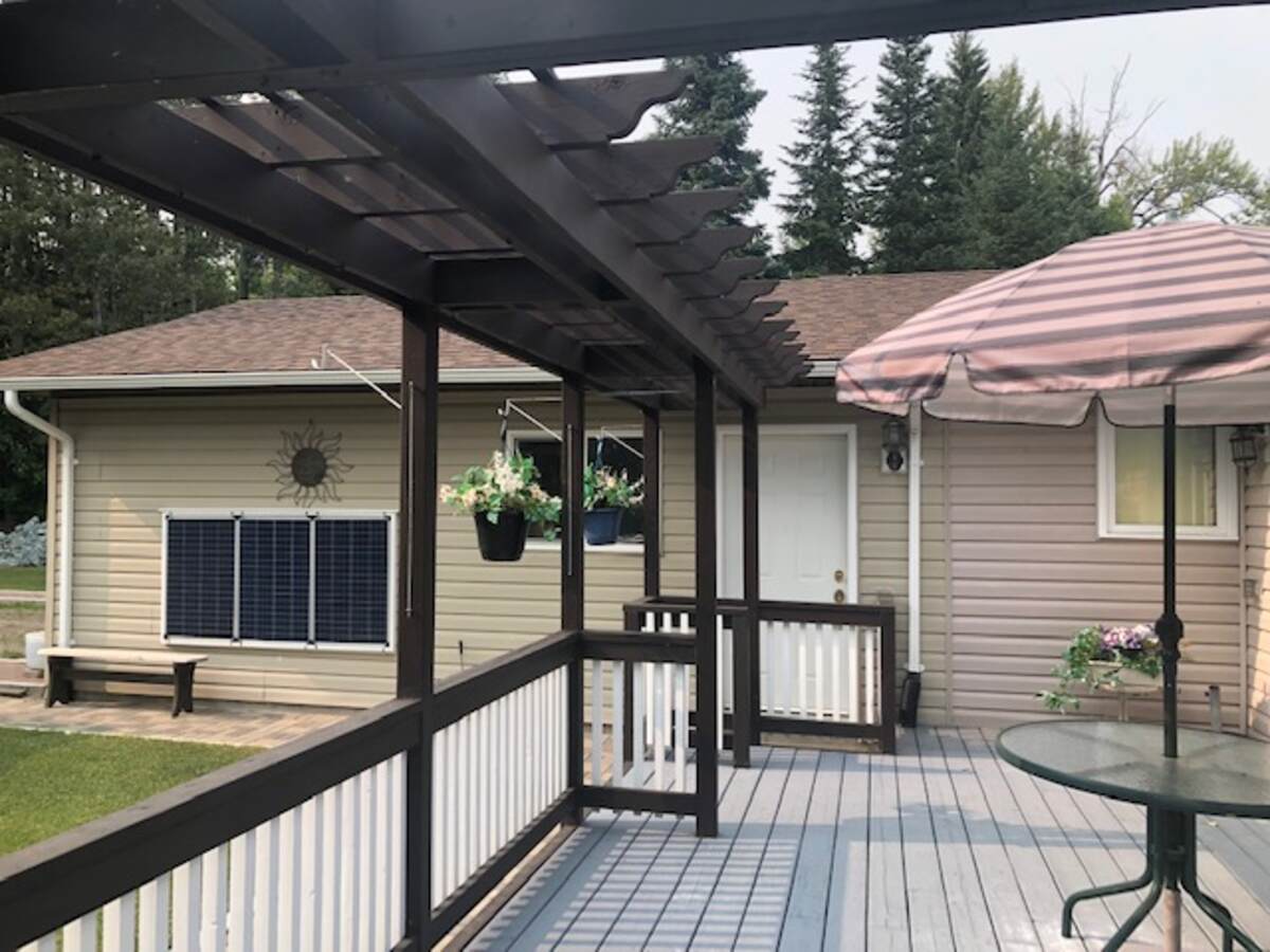 Front door deck